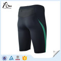 Frauen Knie Länge Capris Mesh Insert Yoga Hosen